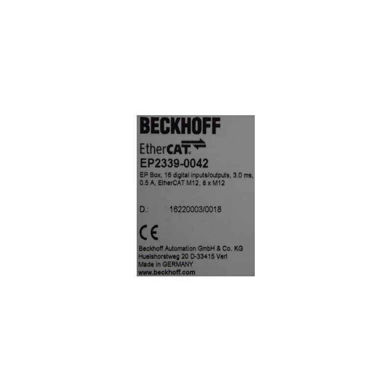 BECKHOFF EtherCAT EP2339-0042 New