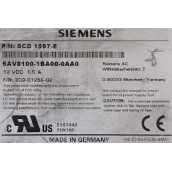 Siemens 6AV8100-1BB00-0AA0 P/N: SCD 1597-ET