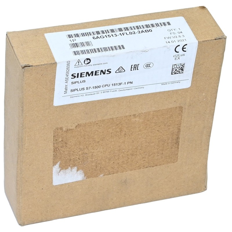 Siemens 6AG1513-1FL02-2AB0 6AG1 513-1FL02-2AB0 New sealed