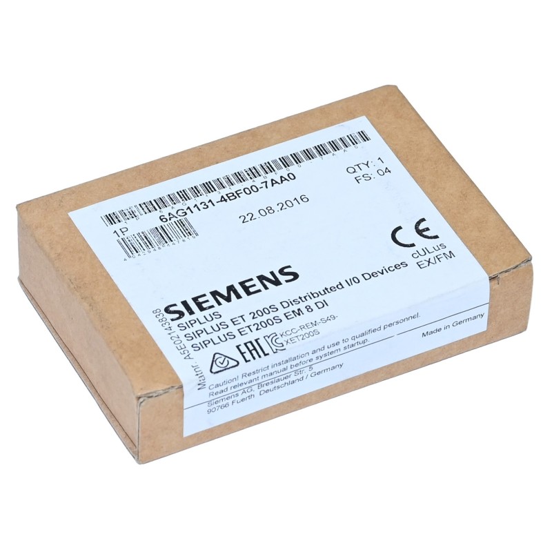 Siemens 6AG1131-4BF00-7AA0 6AG1 131-4BF00-7AA0 Siplus ET 200S Neu versiegelt
