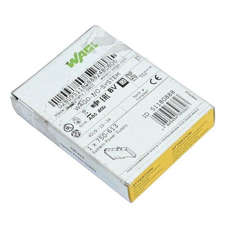 Wago 750-613 System Power Supply 24 VDC