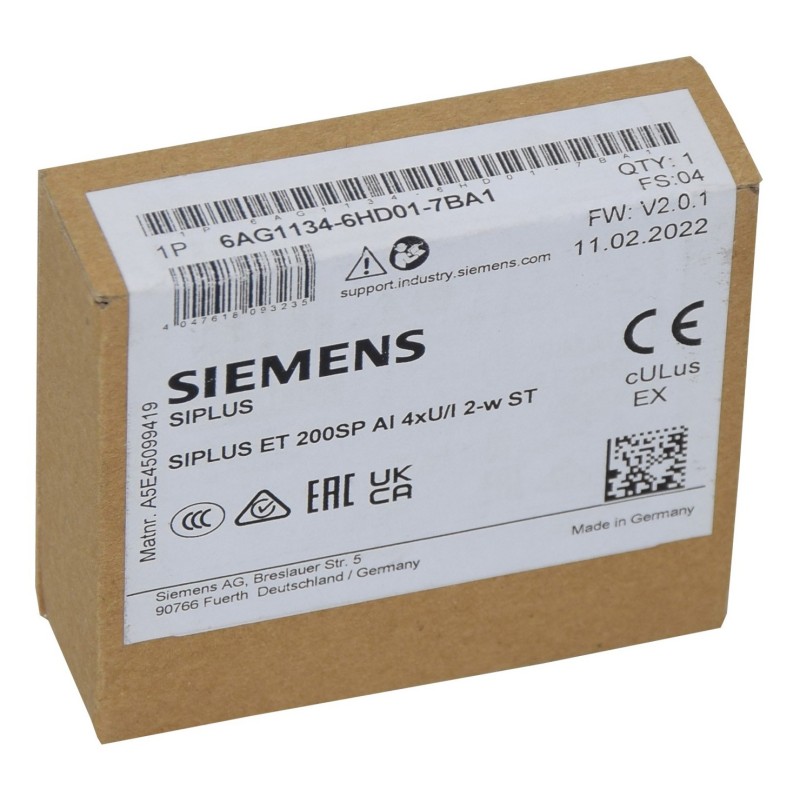 Siemens 6AG1134-6HD01-7BA1 SIPLUS ET200SP 6AG1 134-6HD01-7BA1 New sealed