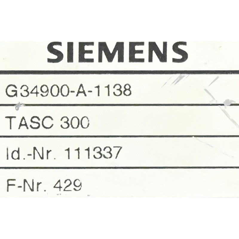 Trumpf G34900-A-1138 TASC 300 11137