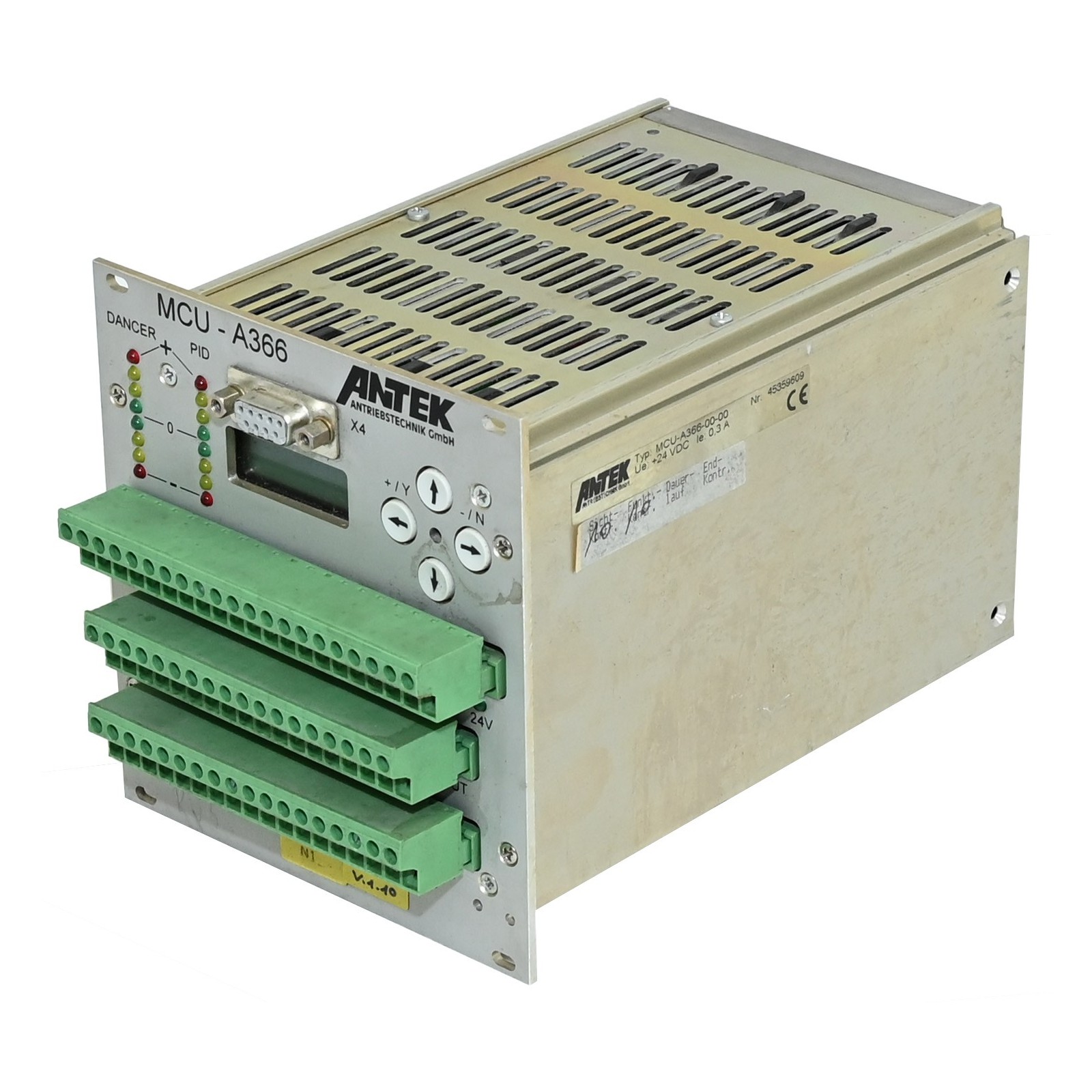 Antek MCU-A366-00-00 Process Control Module