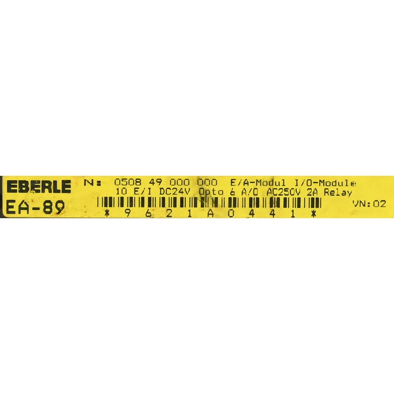 Eberle EA-89 0508 49 000 000 I/O Module