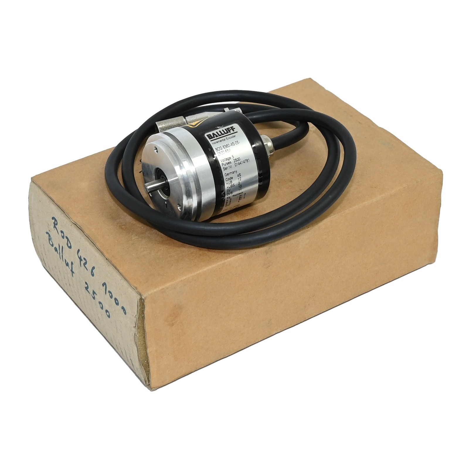 Balluff BDG 6360-4S-05-2500-65 Incremental Encoder Nuevo