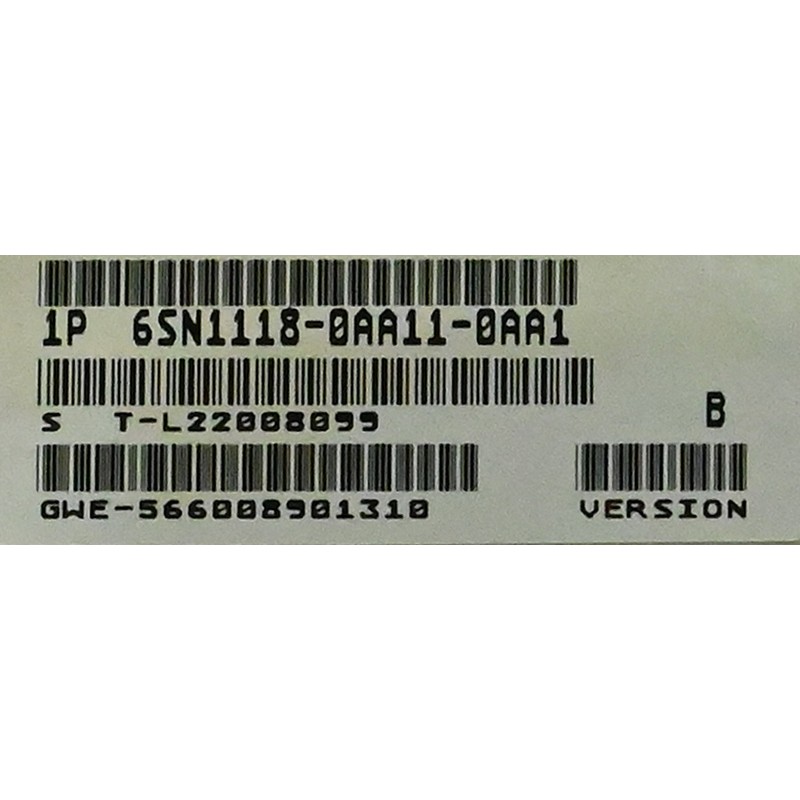 6SN1118-0AA11-0AA1 SIMODRIVE 611-A CLOSED-LOOP PLUG-IN CONTROL UNIT PLC Merkezi