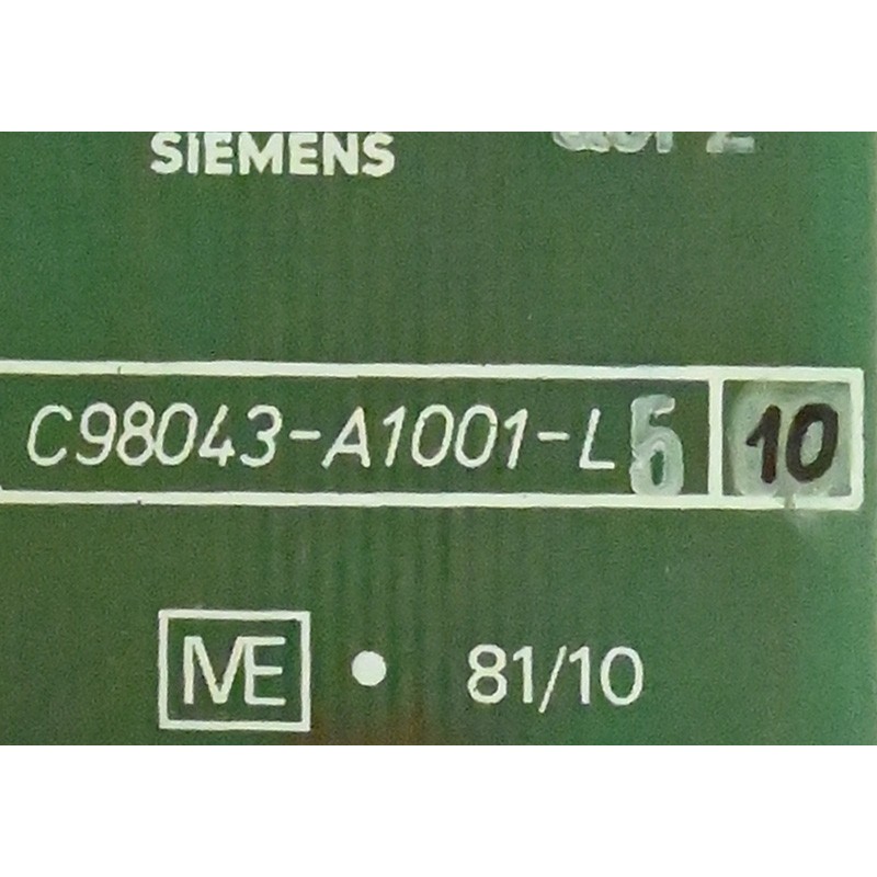 Siemens C98043-A1001-L5 Simodrive ERZ 12 Siemens C98043-A1001-L5 Simodrive ERZ 12