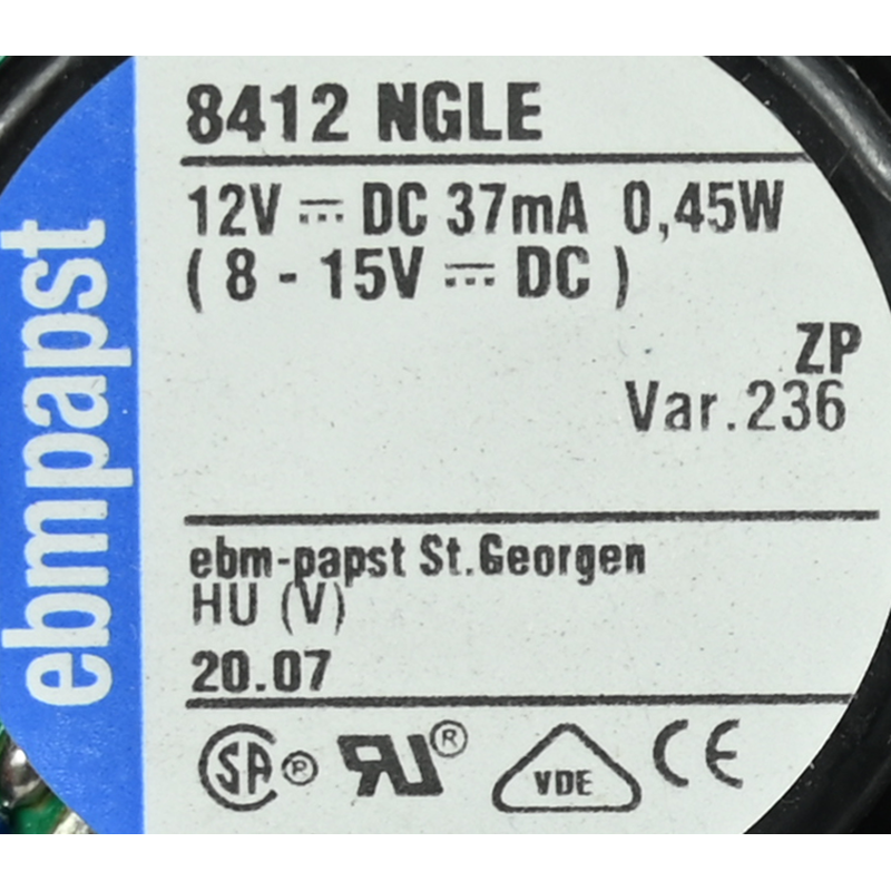 ebmpapst 8412 NGLE Fan