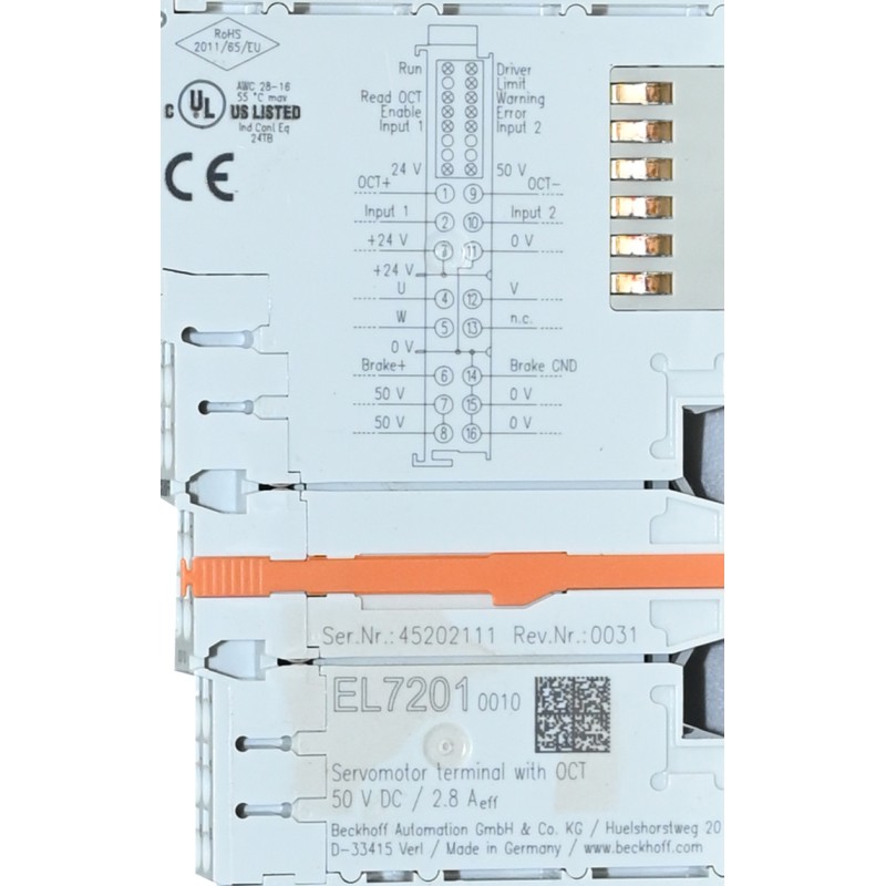 Beckhoff EL7201 0010 EtherCat