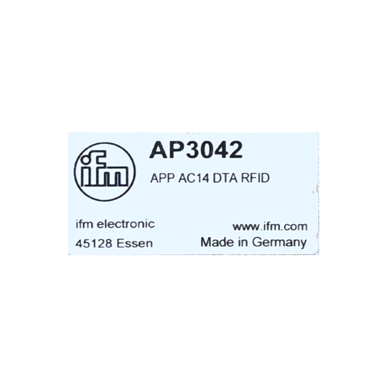 ifm AP3042 APP AC14 DTA RFID New