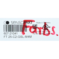 Sensopart FT 25-C2-GSL-M4M RGB color sensor with IO-Link 607-21041 Neu