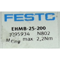 Festo EHMB-25-200 1095934 Rotary lifting module