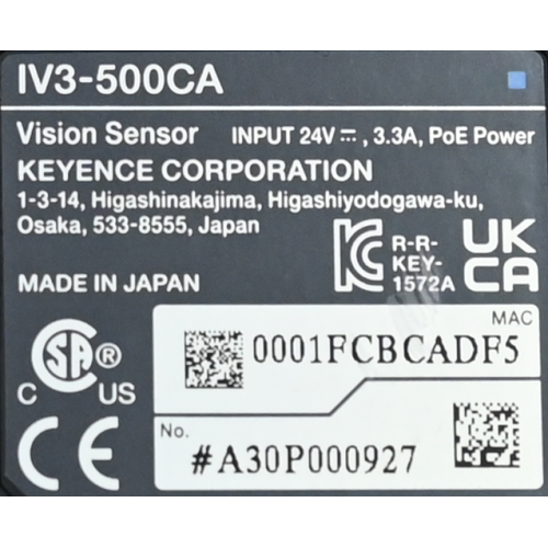 Keyence IV3-500CA Vision Sensor Neu