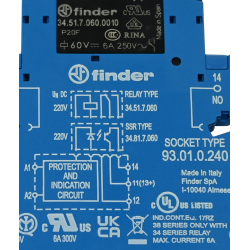 Finder 93.01.0.240 Relay Socket