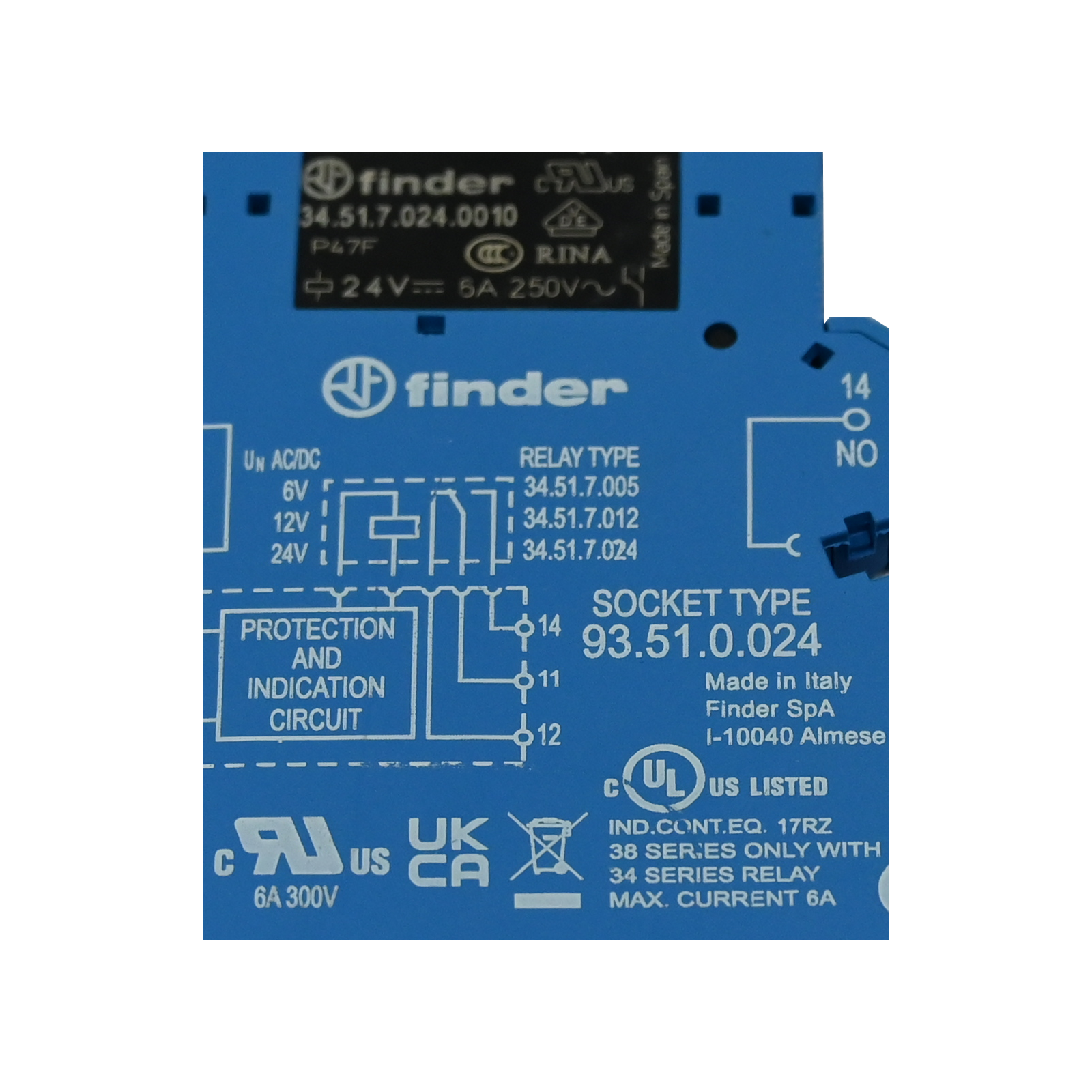 Finder Finder 93.51.0.024 Relay Socket
