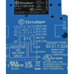Finder 93.51.7.024 Relay Socket