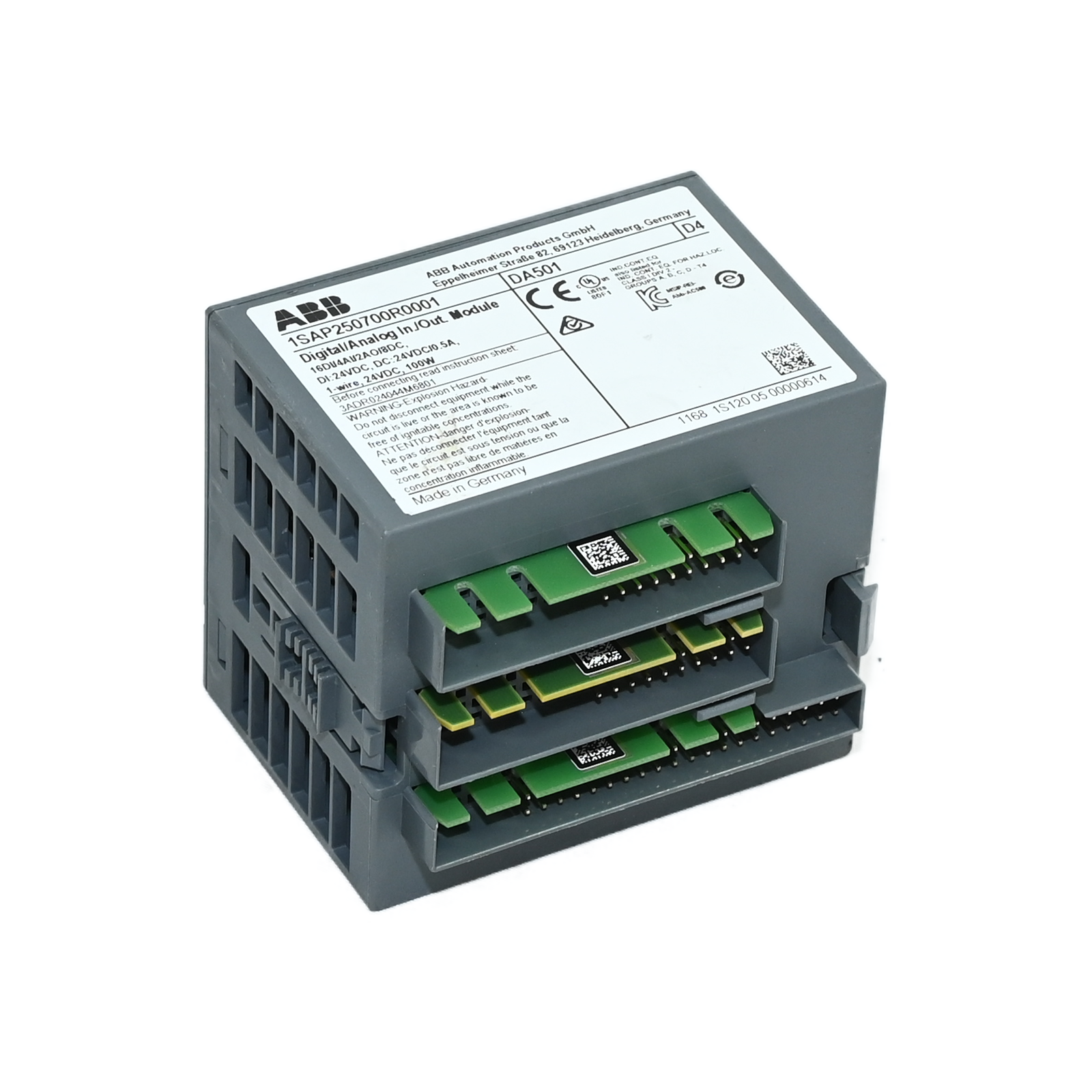 ABB DA501 1SAP250700R0001 Digital/Analog I/O Module