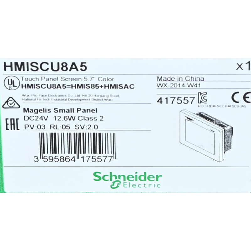 Schneider HMISCU8A5 Magelis 517557 Touch Panel Screen 5.7 Color Neu