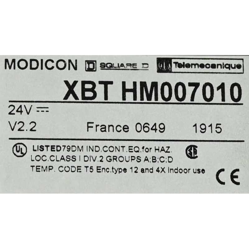 Telemecanique XBT HM007010 Modicon XBTHM007010 Matrix Backlit LCD Small ...
