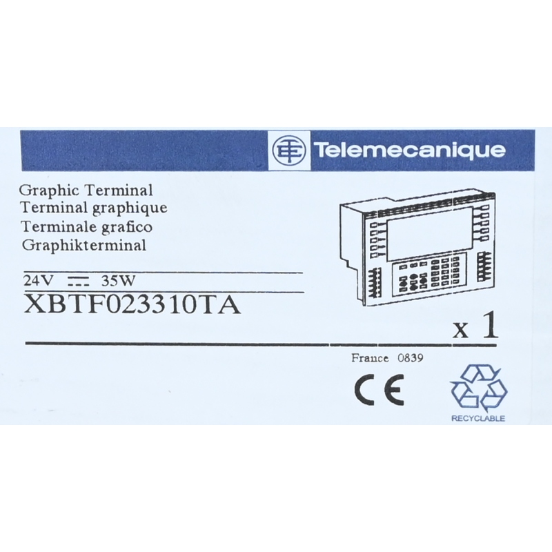 Telemecanique XBTF023310TA Graphic Temrminal New sealed