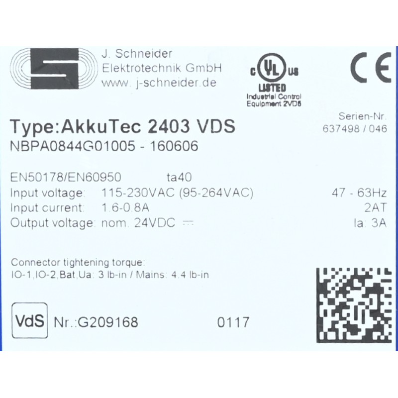 AKKUTEC 19-2420 1PH - DC USV mit Batterie - J.Schneider