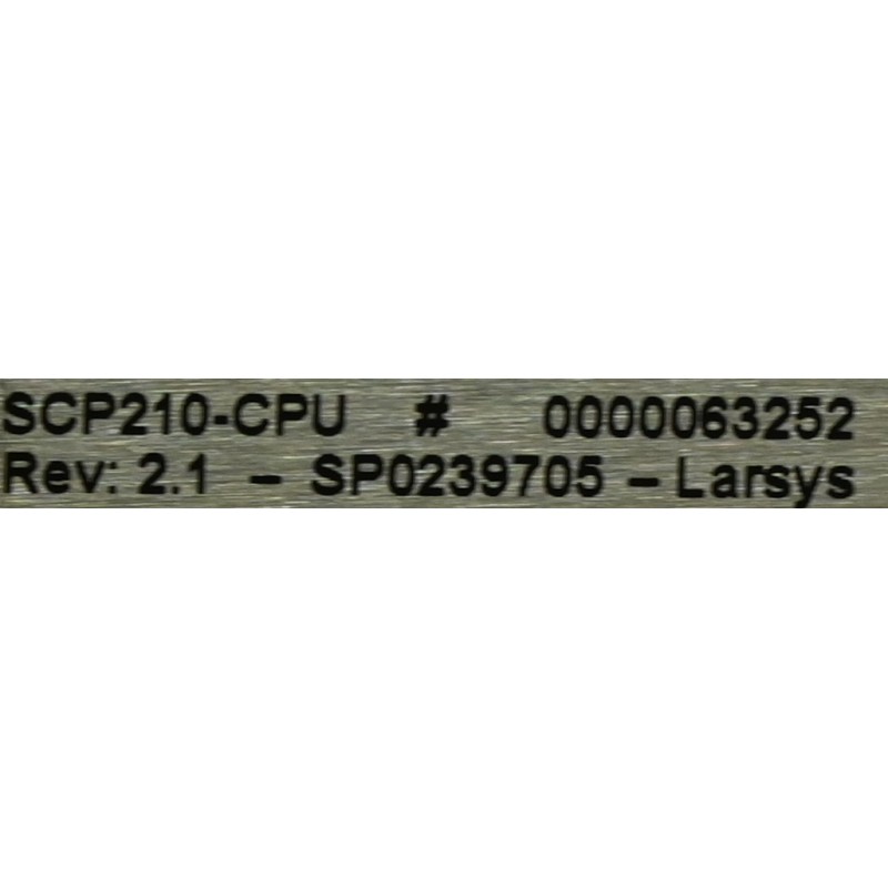 Cpu Operator Panel Larsys SCP210-CPU SP0239705 Operator Panel