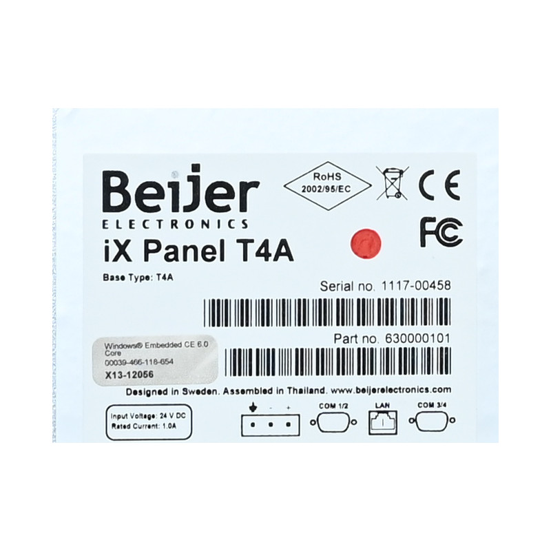 Beijer Panel Beijer Electronics iX panel T4A 630000101 Panel New