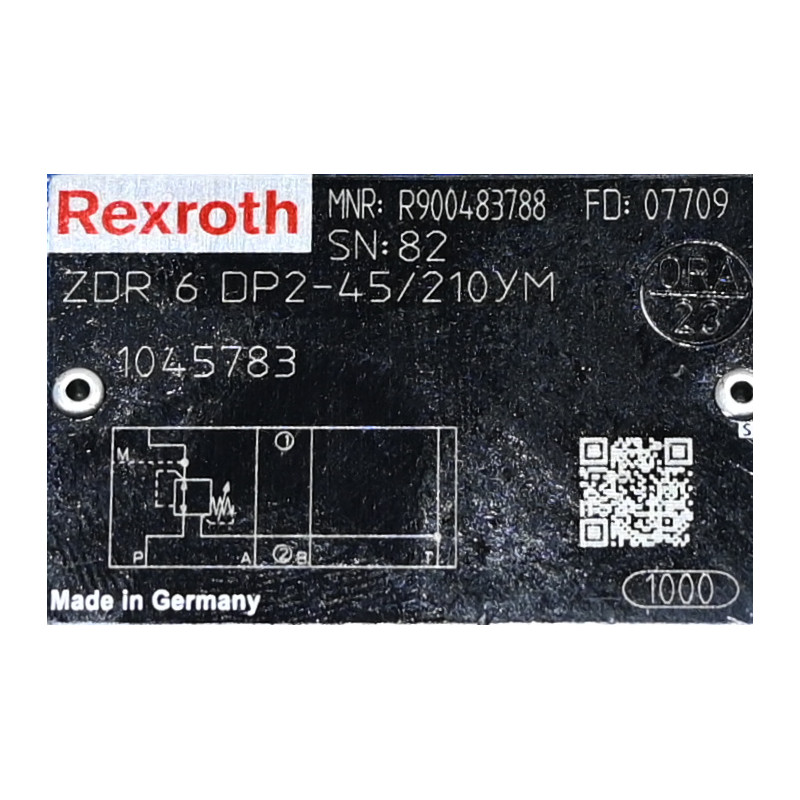 Zdr Rexroth R900483788 ZDR 6 DP2-45/210YM Hydraulic Pressure Control Valve